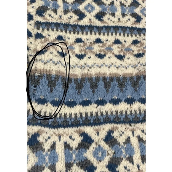 Vintage Eclypse Grandpa Crew Neck Wool Blend Sweater size Medium made in England - Picture 14 of 14